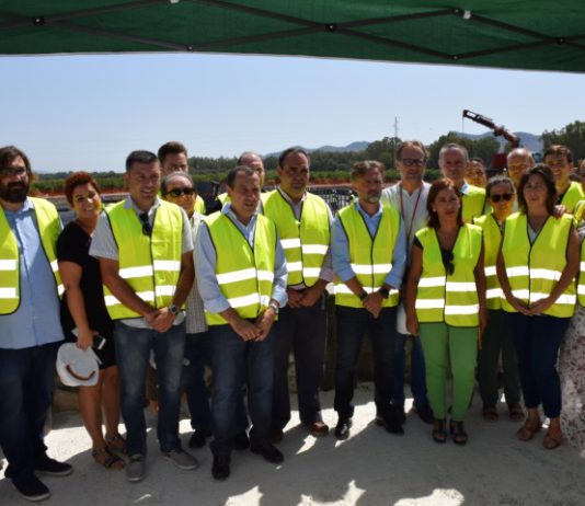 Fiscal visita las obras de la EDAR del Bajo Guadalhorce, que beneficiarán a los municipios de Coín, Álora y Pizarra