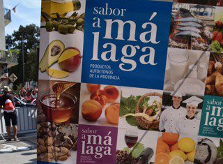 Los productos de Sabor a Málaga se promocionan en La Vuelta Ciclista a España