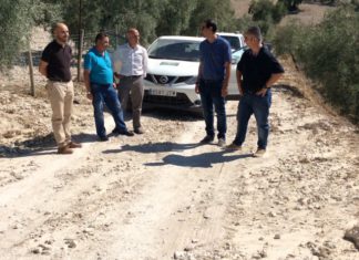 Ayuda a caminos rurales dañados por el temporal