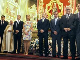 Ofrenda floral a la Patrona de Málaga