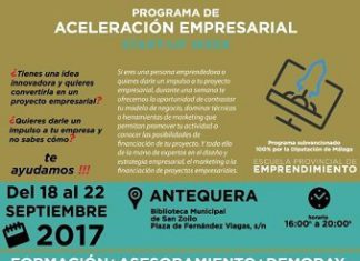 El programa de aceleración de empresas Start-Up Week que desarrolla Turismo Costa del Sol llega a Antequera