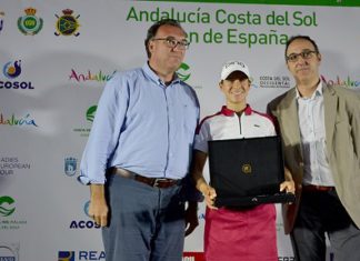La Costa del Sol homenajea a Azahara Muñoz en el marco del Pro Am previo al Open femenino de golf