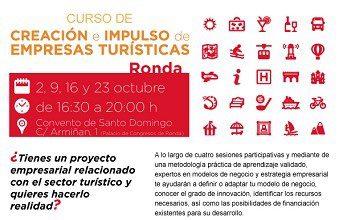Turismo Costa del Sol apoya el emprendimiento en Ronda con un curso para la Creación e Impulso de Empresas Turísticas