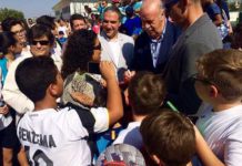 Las pistas del polideportivo de Cuevas de San Marcos estrenan pavimento con una inversión de la Diputación de 40.000 €
