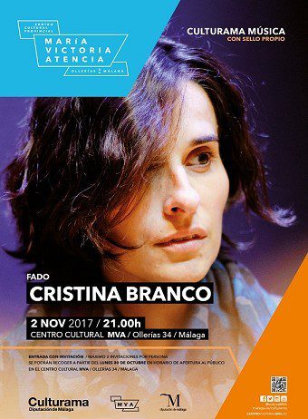 La música fado llega el próximo jueves al MVA de la mano de Cristina Branco