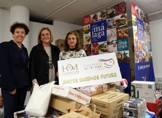 La Diputación muestra su lado más solidario con las familias necesitadas de Málaga