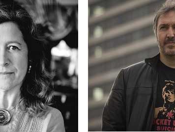 Carlos Zanón y Berna González Harbour analizan en La Térmica la relación de los escritores con los personajes en la novela negra