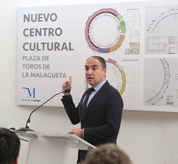 La Diputación inicia la rehabilitación de la plaza de toros de La Malagueta para convertirla en un nuevo foco cultural