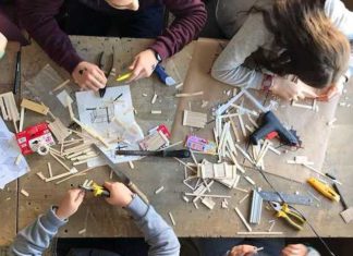 La Noria y la Asociación Arrabal acercan la bioconstrucción a los adolescentes de la provincia