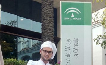 Alumno de primer curso de cocina de `La Cónsula´ gana el tercer premio en el II Concurso Nacional de Frutas Trops