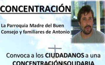 El próximo lunes, 9 de abril, concentración solidaria para unir fuerzas por la búsqueda de Antonio Ortega