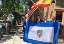 La bandera de la provincia de Málaga ondeará en la ciudad norteamericana de Pensacola