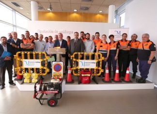 La Diputación facilita a los ayuntamientos material para hacer frente a situaciones de emergencia