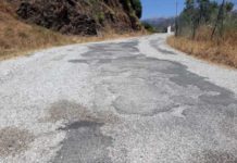 El PSOE exige a la Diputación que arregle de forma urgente la carretera que une Torrox y Frigiliana