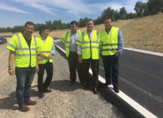 La Junta finaliza las obras de reparación en la A-7201, entre Cuevas Bajas y Villanueva de Algaidas
