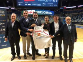 Presentación España vs Bielorrusia de Baloncesto