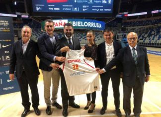 Presentación España vs Bielorrusia de Baloncesto
