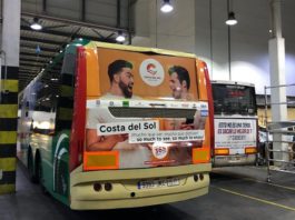 Turismo Costa del Sol amplía su campaña en los autobuses de la provincia, que generará 140 millones de potenciales impactos