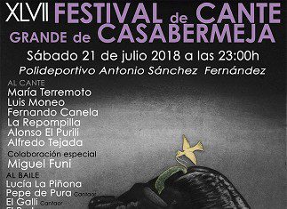 Casabermeja celebrará la 47º edición de su Festival de Cante Grande el sábado 21 de julio