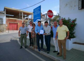 Comienza la segunda fase de las obras de reparación de la carretera MA-3107 entre Riogordo y Benamargosa