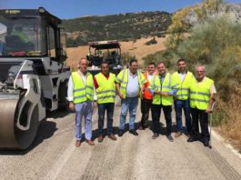 La Junta invierte 270.000 euros en la mejora de carreteras de La Axarquía dañadas por los últimos temporales de lluvia