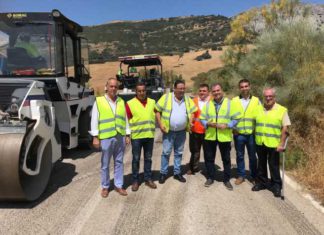 La Junta invierte 270.000 euros en la mejora de carreteras de La Axarquía dañadas por los últimos temporales de lluvia