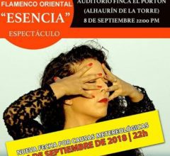 Cambio de emplazamiento del Espectáculo Esencia, 14 de septiembre