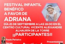 El Festival Benéfico a favor de Adriana lo llevaran a cabo Niños