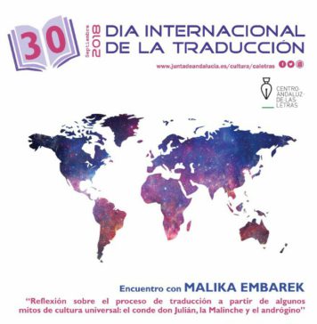 La Consejería de Cultura celebra mañana el Día de la Traducción con una conferencia a cargo de Malika Embarek