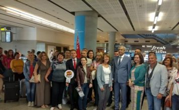 Málaga recibe el primer vuelo directo procedente de Bielorrusia