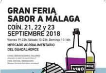 Mañana arranca la tercera feria comarcal ‘Sabor a Málaga’ de la temporada en Coín