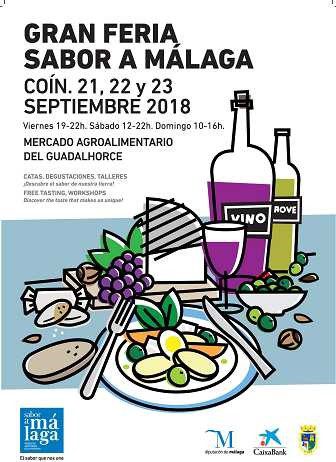 Mañana arranca la tercera feria comarcal ‘Sabor a Málaga’ de la temporada en Coín