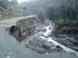 Fomento realiza obras de emergencia en seis carreteras de Sevilla y Málaga afectadas por las lluvias