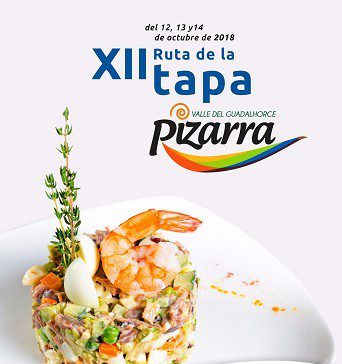 Pizarra celebra su XII ruta de la tapa del 12 al 14 de octubre