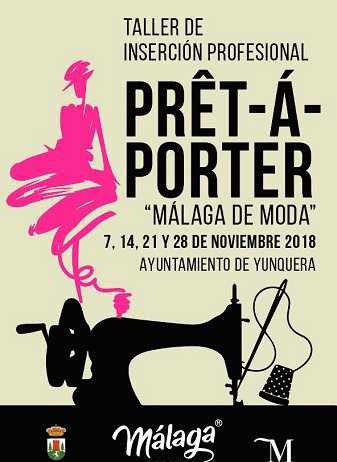 Yunquera acoge el primer taller de costura que pone en marcha la Diputación a través de Málaga de Moda