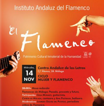 La Consejería de Cultura organiza en Málaga una mesa redonda en el marco del Día del Flamenco en Andalucía