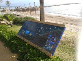 La Diputación señaliza la riqueza de la flora y la fauna submarina de la Senda Litoral