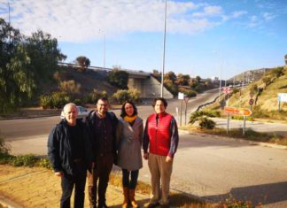 IU-Rincón pide a Fomento pasos peatonales sobre la A-7 para conectar urbanizaciones