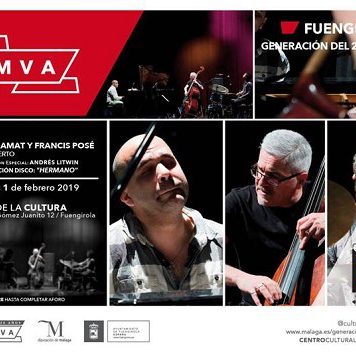 El jazz latino de Daniel Amat y Francis Posé llega a Fuengirola de la mano del Centro del 27 de la Diputación