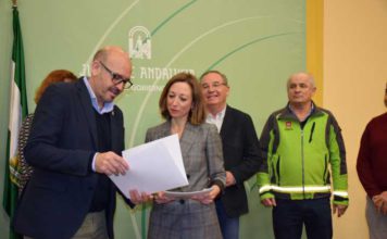 Patricia Navarro entrega los Planes de Emergencia Municipal a Cártama, Fuengirola, Valle de Abdalajís y Villanueva de Tapia