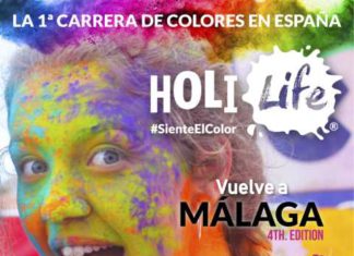 El Recinto Ferial de Málaga se llena de color este sábado con la carrera Holi Life