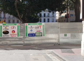 Mejora de la señalización de comercios de La Alameda junto a la obra del metro