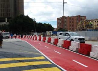 Abierto al tráfico el nuevo desvío del Nazareno del Paso por la obra del Metro