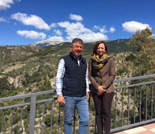 Visita de Patricia Navarro a Algarrobo, Canillas de Albaida, Cómpeta y Sayalonga