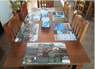 La Diputación promociona la provincia a través de salvamanteles en bares y restaurantes