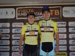 José Luis Carrasco y María Díaz, líderes de la Vuelta Andalucía MTB 2019