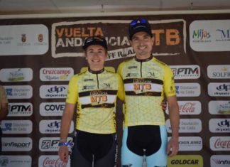 José Luis Carrasco y María Díaz, líderes de la Vuelta Andalucía MTB 2019