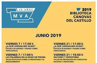Talleres sobre xenofobia, ciberacoso y videojuegos protagonizan las nuevas jornadas de talleres de la Biblioteca Cánovas de la Diputación