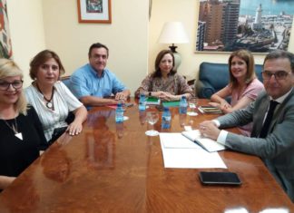 Reunión de delegados de la Junta con responsables de CCOO