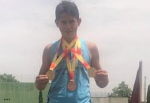 El alhaurino Salvador García; campeón de España de Atletismo por equipos en categoría sub 14